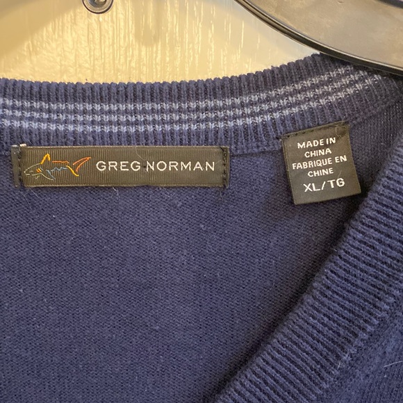 Greg Norman Pullover V Neck Knit Vest - Picture 3 of 3